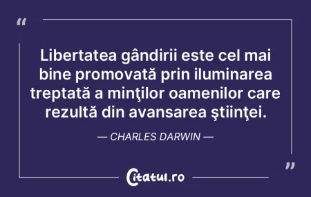 Libertatea gândirii este cel mai bine p... Libertatea gândirii este cel mai bine p...