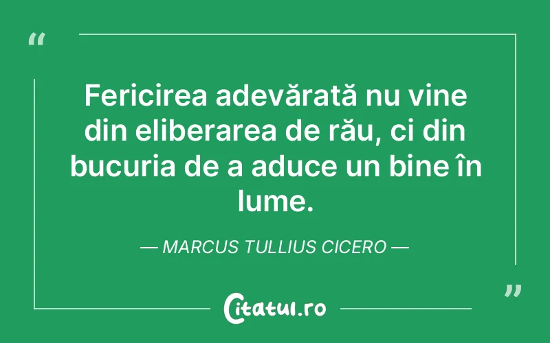 Citat Marcus Tullius Cicero - citate spiritualitate