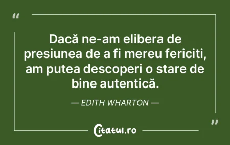 Dacă ne-am elibera de presiunea de a fi... Dacă ne-am elibera de presiunea de a fi...