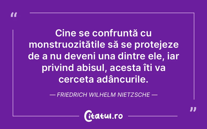 Citat Friedrich Wilhelm Nietzsche - citate spiritualitate