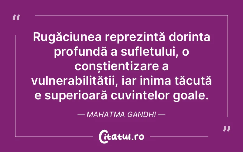 Citat Mahatma Gandhi - citate spiritualitate