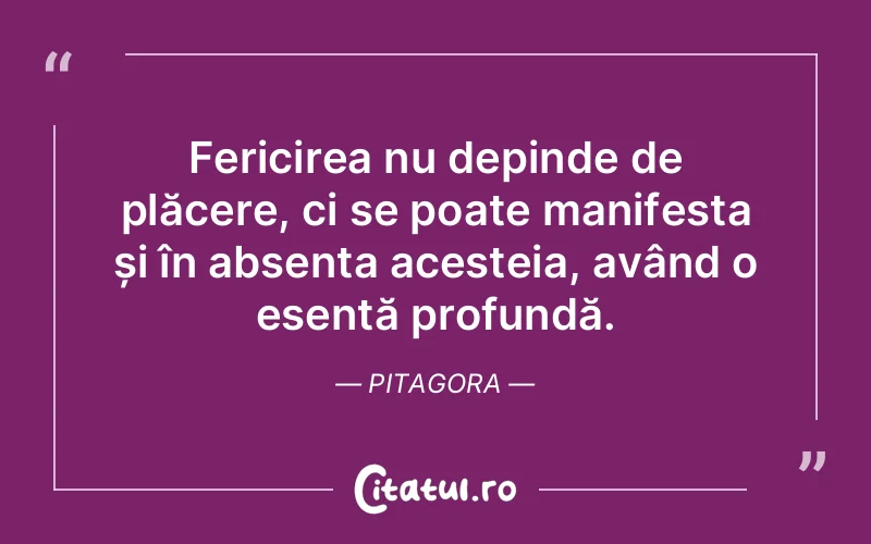 Citat Pitagora - citate spiritualitate