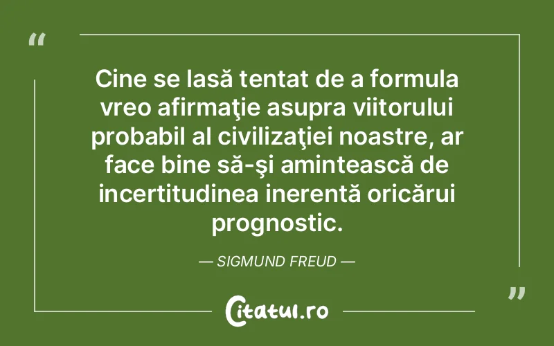 Citat Sigmund Freud - citate spiritualitate