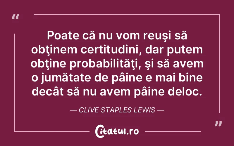 Citat Clive Staples Lewis - citate spiritualitate