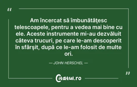 Am încercat să îmbunătăţesc telesc... Am încercat să îmbunătăţesc telesc...