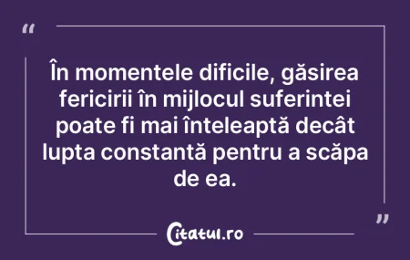 În momentele dificile, găsirea fericir... În momentele dificile, găsirea fericir...