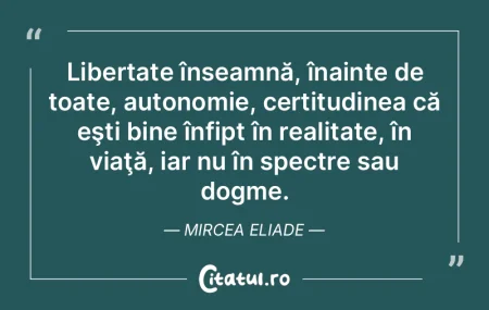 Libertate înseamnă, înainte de toate,... Libertate înseamnă, înainte de toate,...