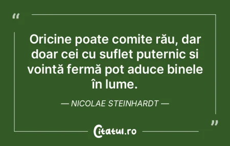 Oricine poate comite rău, dar doar cei ... Oricine poate comite rău, dar doar cei ...