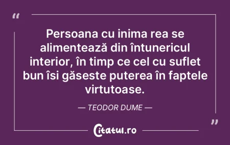 Persoana cu inima rea se alimentează di... Persoana cu inima rea se alimentează di...