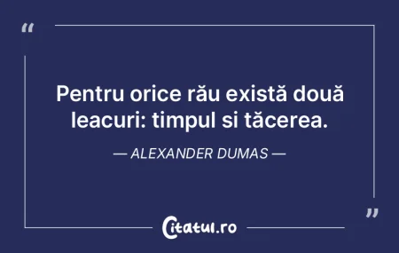 Pentru orice rău există două leacuri:... Pentru orice rău există două leacuri:...