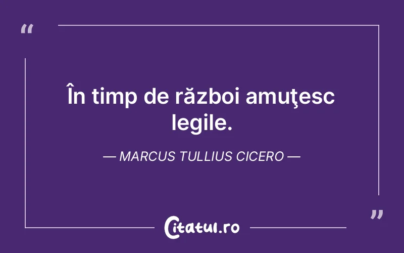 Citat Marcus Tullius Cicero - citate spiritualitate