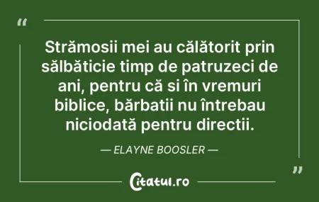 Strămoșii mei au călătorit prin săl... Strămoșii mei au călătorit prin săl...