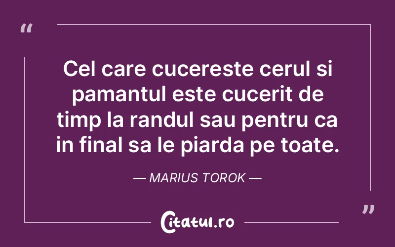 Citat Marius Torok - citate spiritualitate
