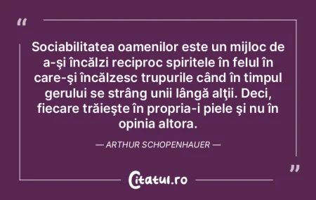 Sociabilitatea oamenilor este un mijloc ... Sociabilitatea oamenilor este un mijloc ...