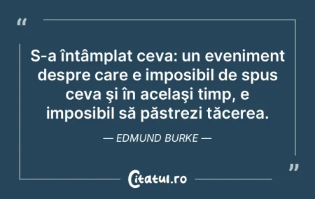 S-a întâmplat ceva: un eveniment despr... S-a întâmplat ceva: un eveniment despr...