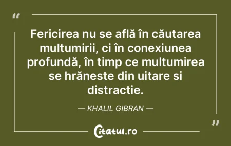 Fericirea nu se află în căutarea mulÈ... Fericirea nu se află în căutarea mulÈ...