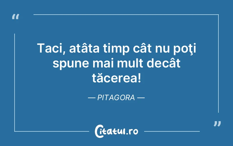 Citat Pitagora - citate spiritualitate