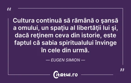 Cultura continuă să rămână o ÅŸansÄ... Cultura continuă să rămână o ÅŸansÄ...