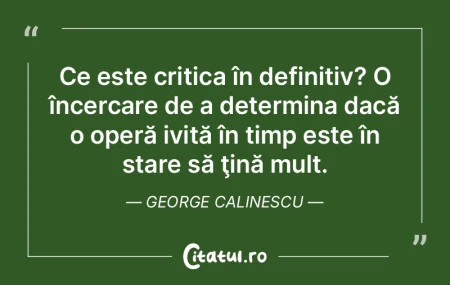 Ce este critica în definitiv? O încerc... Ce este critica în definitiv? O încerc...