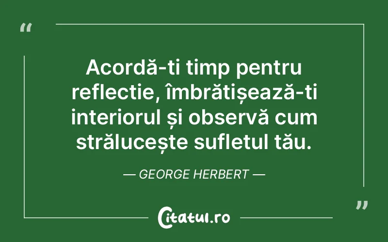Citat George Herbert - citate spiritualitate