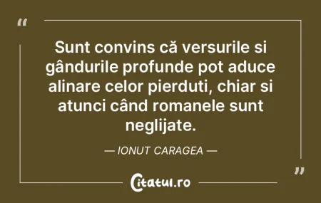 Sunt convins că versurile și gânduril... Sunt convins că versurile și gânduril...