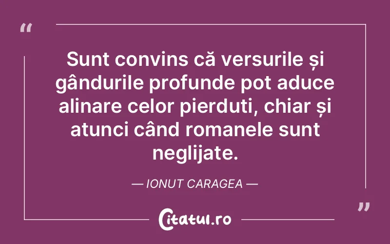 Citat Ionut Caragea - citate spiritualitate