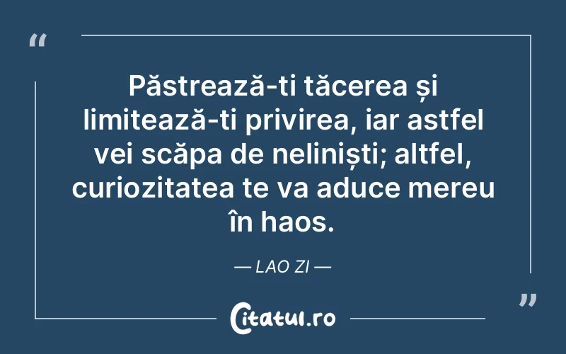 Citat Lao Zi - citate spiritualitate
