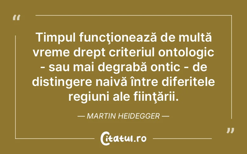 Citat Martin Heidegger - citate spiritualitate
