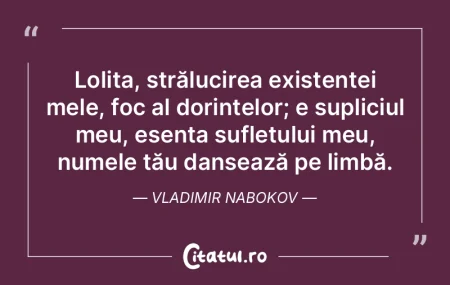 Lolita, strălucirea existenței mele, f... Lolita, strălucirea existenței mele, f...