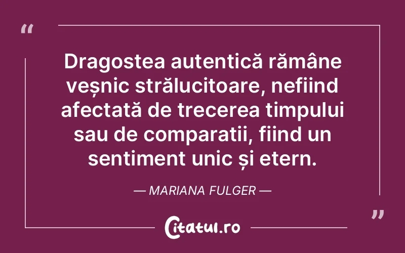 Citat Mariana Fulger - citate spiritualitate