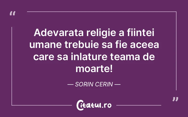 Citat Sorin Cerin - citate spiritualitate