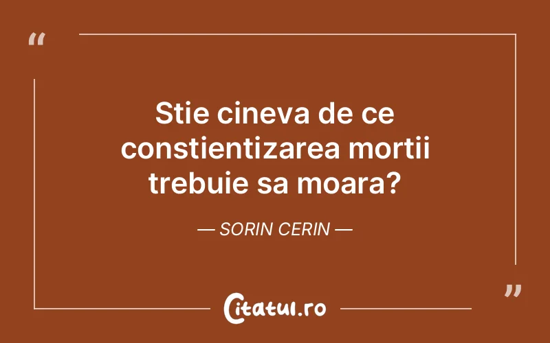 Citat Sorin Cerin - citate spiritualitate