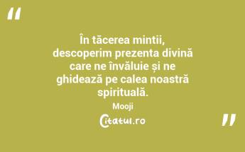 În tăcerea minții, descoperim prezența divină care ne învăluie și ne ghidează pe calea noastră spirituală. Mooji...