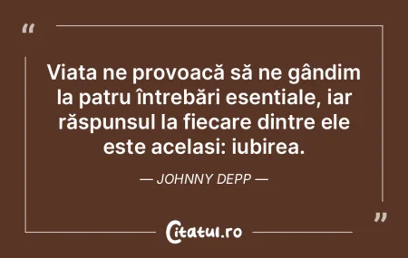 Viața ne provoacă să ne gândim la pa... Viața ne provoacă să ne gândim la pa...