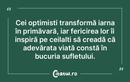 Cei optimiști transformă iarna în pri... Cei optimiști transformă iarna în pri...