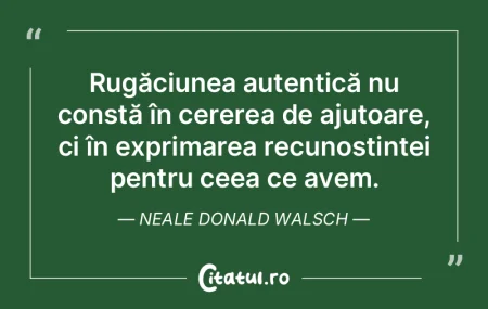 Rugăciunea autentică nu constă în ce... Rugăciunea autentică nu constă în ce...