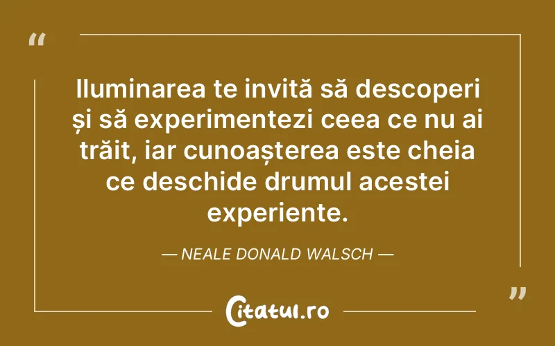 Citat Neale Donald Walsch - citate spiritualitate
