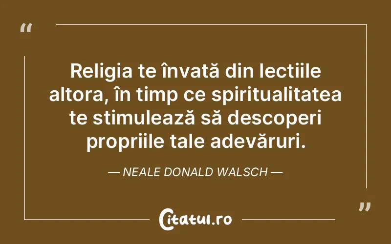Citat Neale Donald Walsch - citate spiritualitate