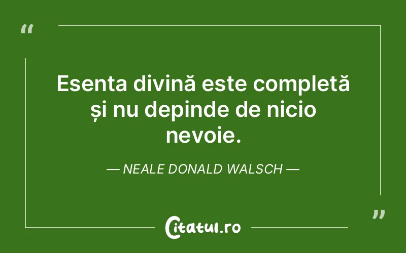 Citat Neale Donald Walsch - citate spiritualitate
