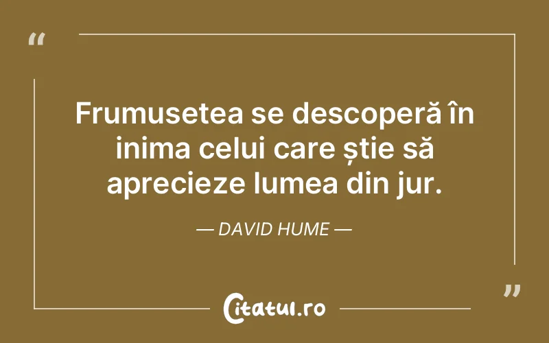Citat David Hume - citate spiritualitate