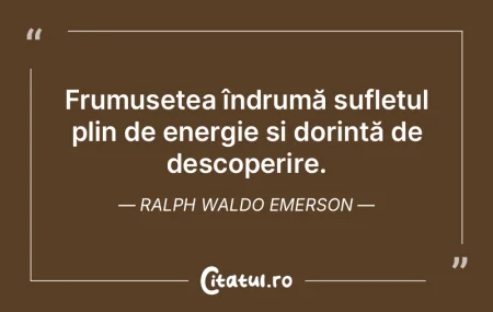 Frumusețea îndrumă sufletul plin de e... Frumusețea îndrumă sufletul plin de e...