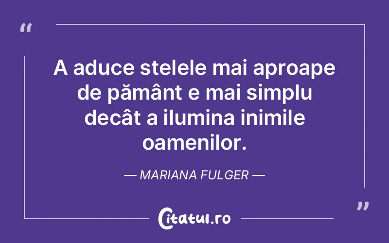 Citat Mariana Fulger - citate spiritualitate