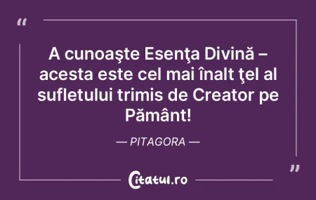 A cunoaşte Esenţa Divină – acesta e... A cunoaşte Esenţa Divină – acesta e...