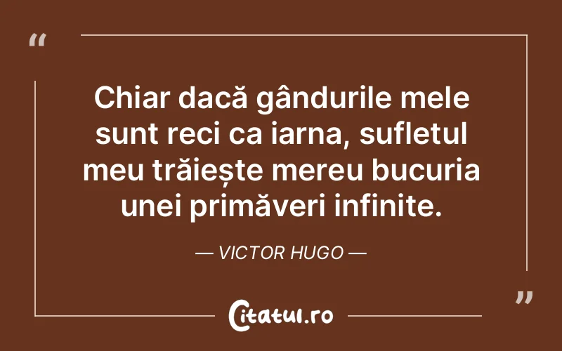 Citat Victor Hugo - citate spiritualitate