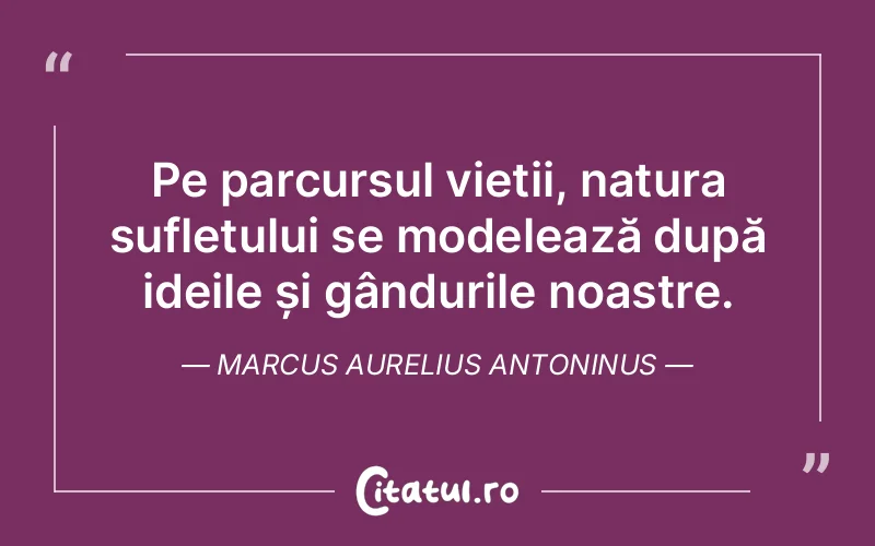 Citat Marcus Aurelius Antoninus - citate spiritualitate
