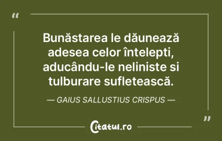 Bunăstarea le dăunează adesea celor Ã... Bunăstarea le dăunează adesea celor Ã...