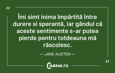 Îmi simt inima împărțită între dur... Îmi simt inima împărțită între dur...
