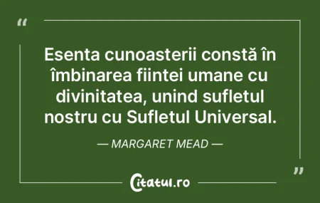 Esenta cunoașterii constă în îmbinar... Esenta cunoașterii constă în îmbinar...