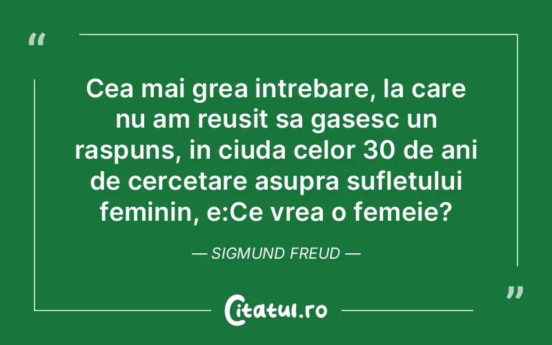 Citat Sigmund Freud - citate spiritualitate