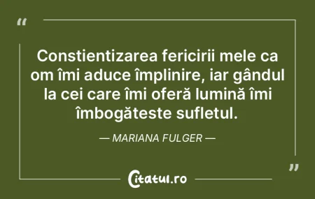Conștientizarea fericirii mele ca om î... Conștientizarea fericirii mele ca om î...